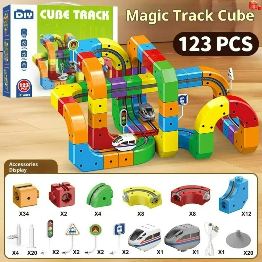 Kids Toys Electric - Набор электрических магнитных дорожек с антигравитационными