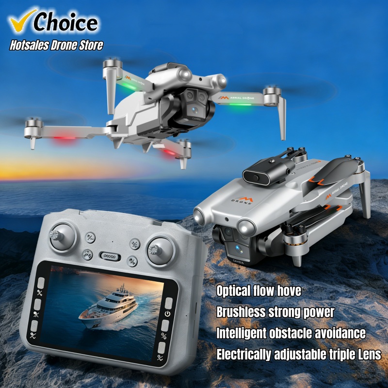 Kids Toys Quad - Дрон M6, 8K, тройной HD-объектив, 4,5