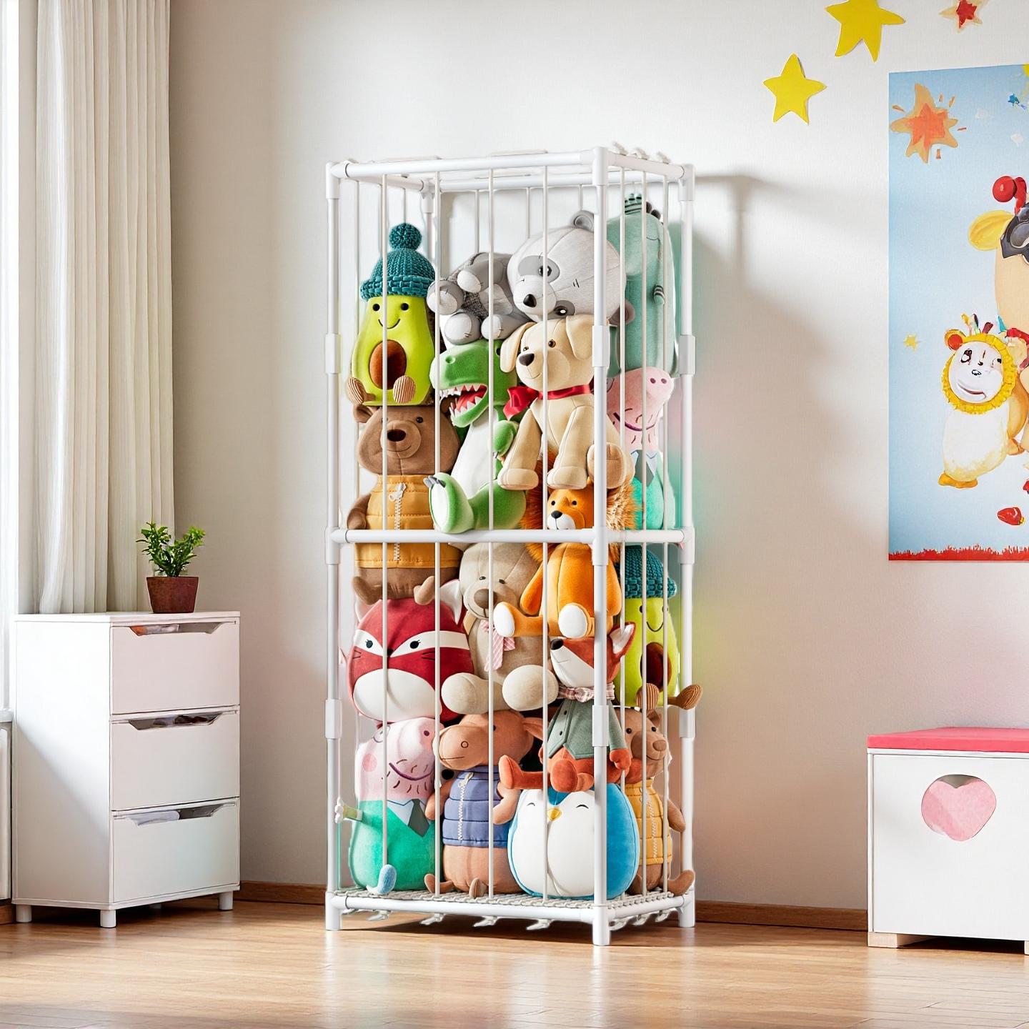 Kids Toys Kids Toys - Вертикальный органайзер для мягких игрушек в