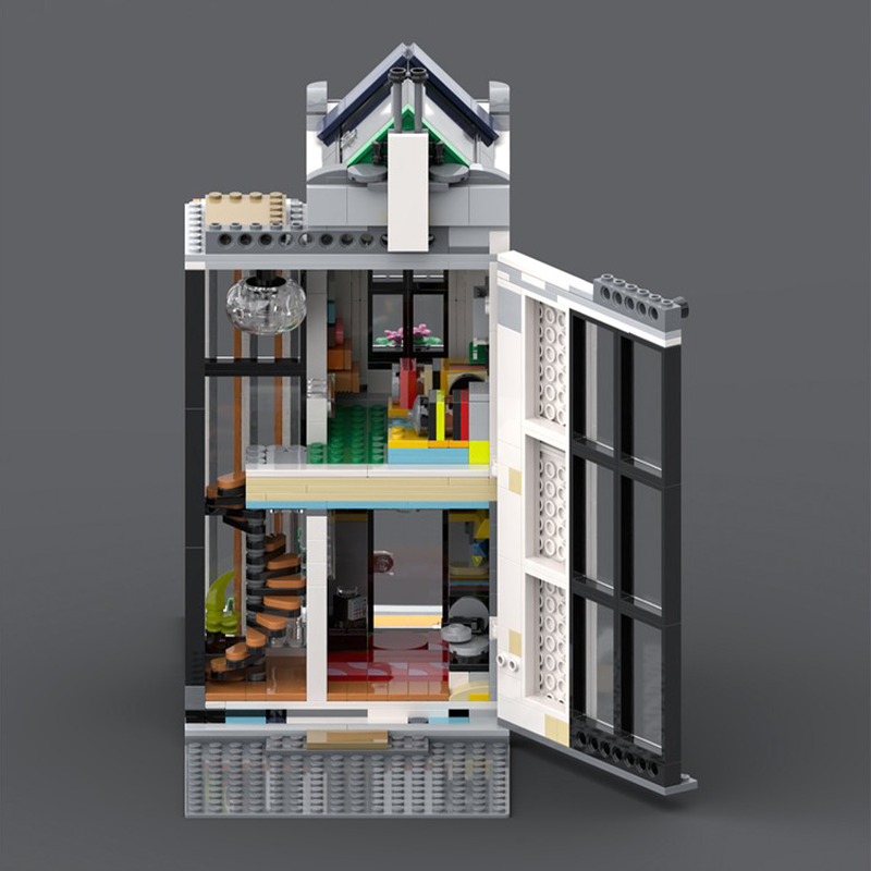 Kids Toys Store - 868 деталей: Модульный конструктор «Дом и
