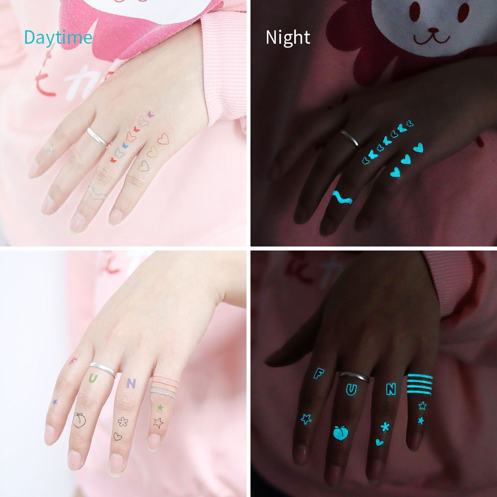 Светящиеся в темноте тату-накл – обзор и цена Glow In Dark Stars