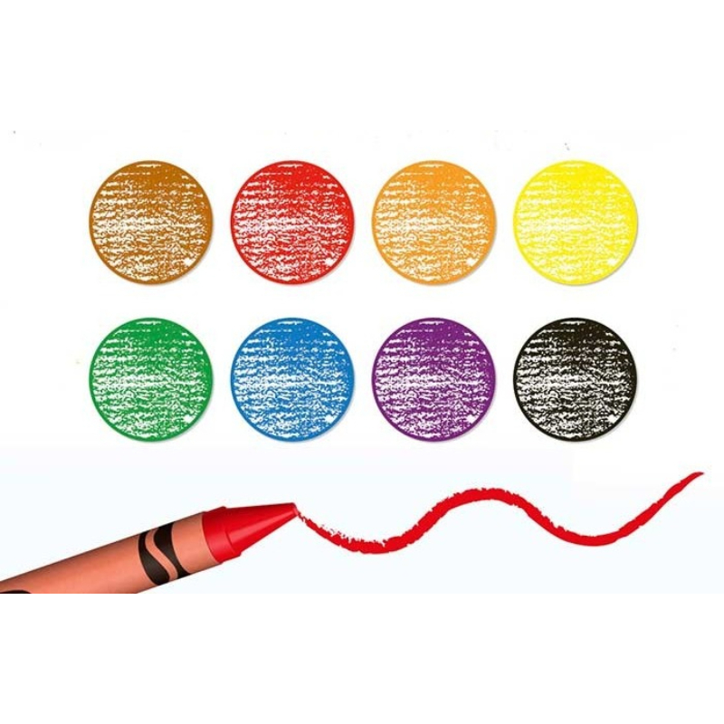 Набор из 8/24 цветных мелков,  – обзор и цена Crayola Art Supply