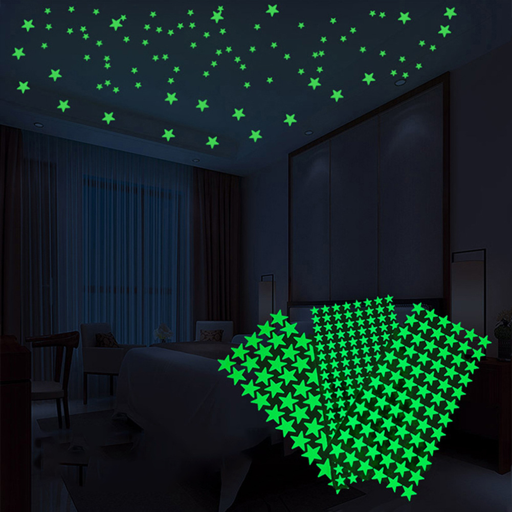 Светящиеся в темноте 3D звезды – обзор и цена Glow In Dark Stars