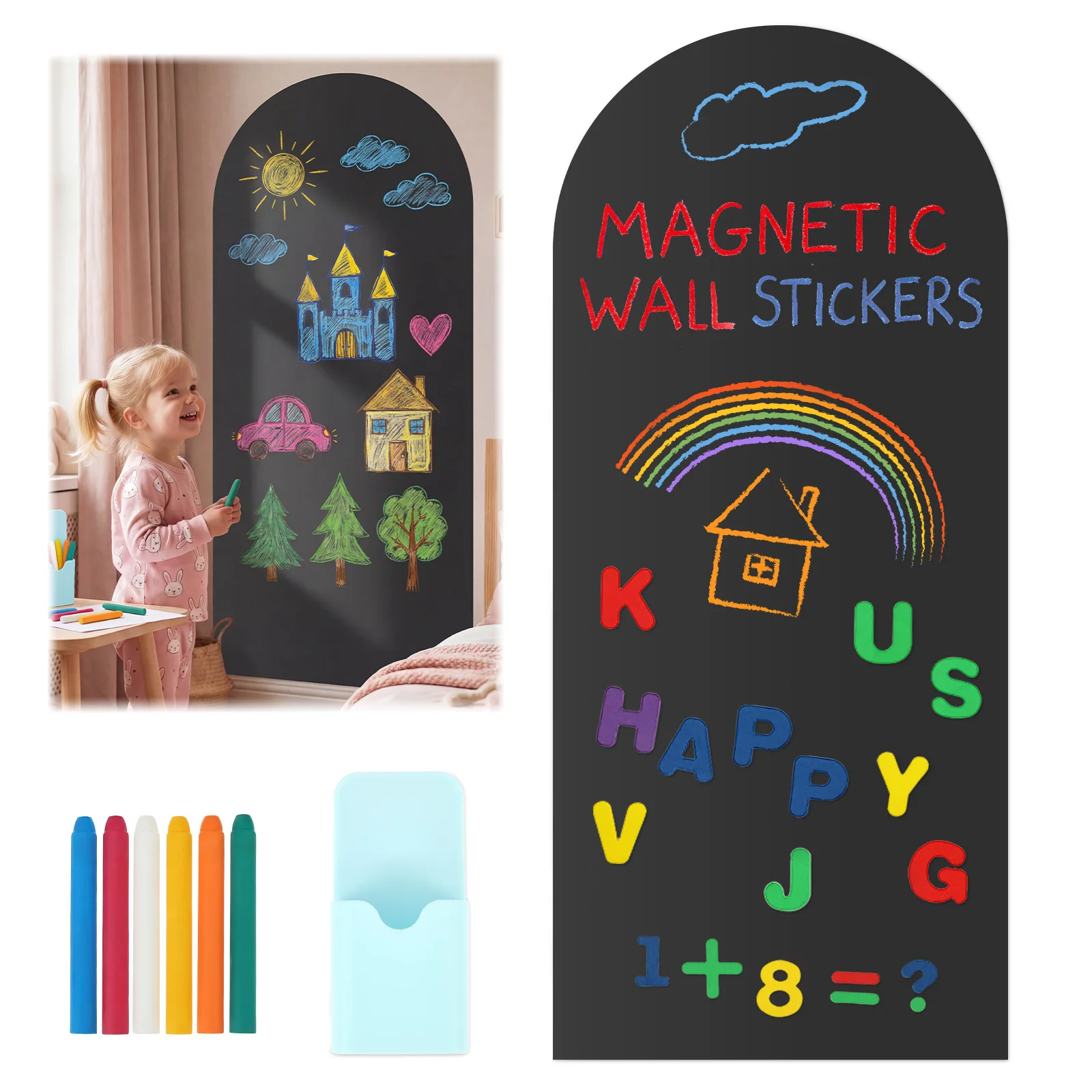 Магнитная наклейка-доска Arch  – обзор и цена Magnetic Drawing Board