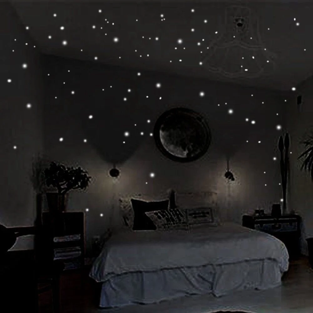 407 шт. наклейки на стену, нас – обзор и цена Glow In Dark Stars
