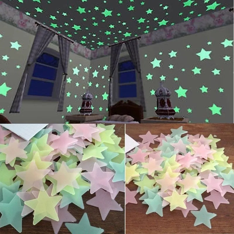 100 шт. флуоресцентных светящи – обзор и цена Glow In Dark Stars