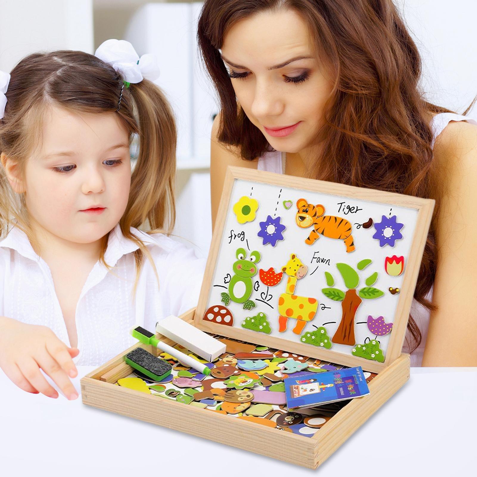 Детская магнитная доска, дерев – обзор и цена Magnetic Drawing Board