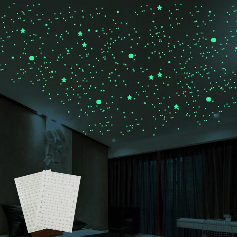 211 шт. 3D пузырь светящиеся з – обзор и цена Glow In Dark Stars
