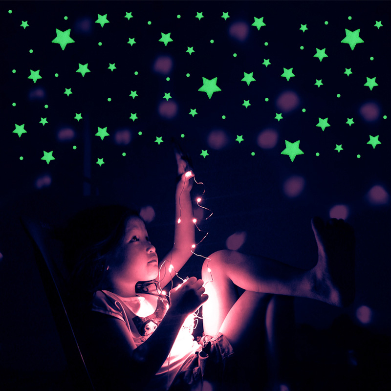 211 шт. 3D пузырь светящиеся з – обзор и цена Glow In Dark Stars