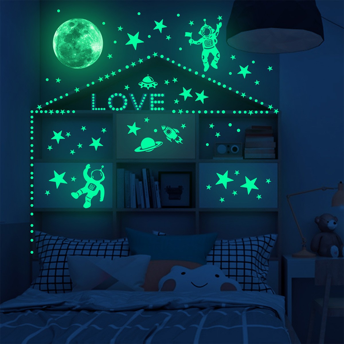 Светящиеся Лунные звезды, наст – обзор и цена Glow In Dark Stars