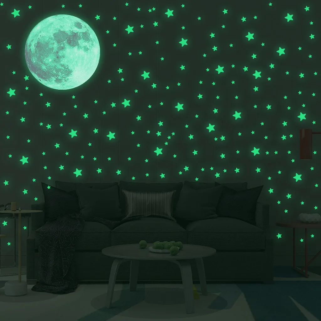 Светящиеся в темноте наклейки  – обзор и цена Glow In Dark Stars