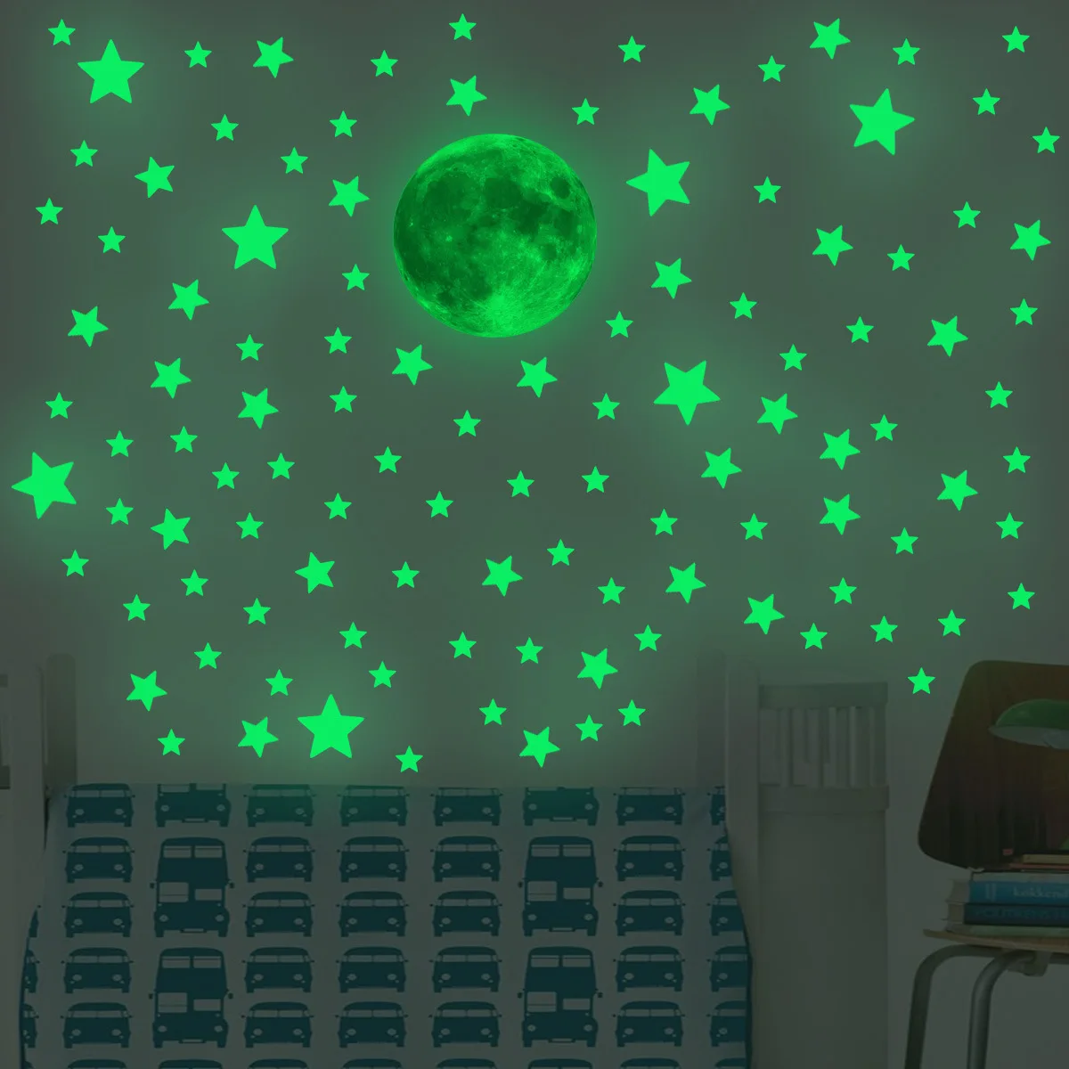 Светящиеся в темноте наклейки  – обзор и цена Glow In Dark Stars