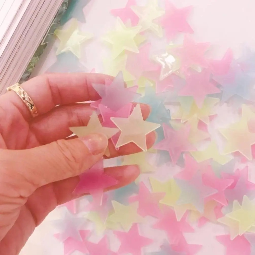 100 шт. разноцветных светящихс – обзор и цена Glow In Dark Stars
